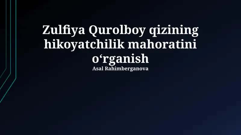 Qahramonlarning psixologiyasi