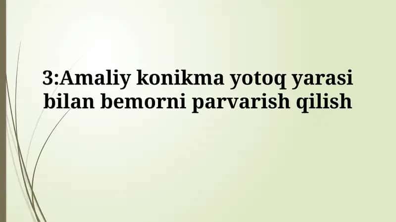 Yara Davolashning Zamonaviy Usullari