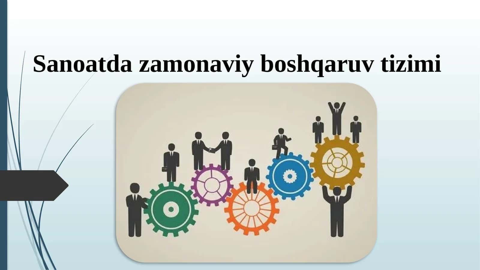Zamonaviy sanoat boshqaruv tizimi