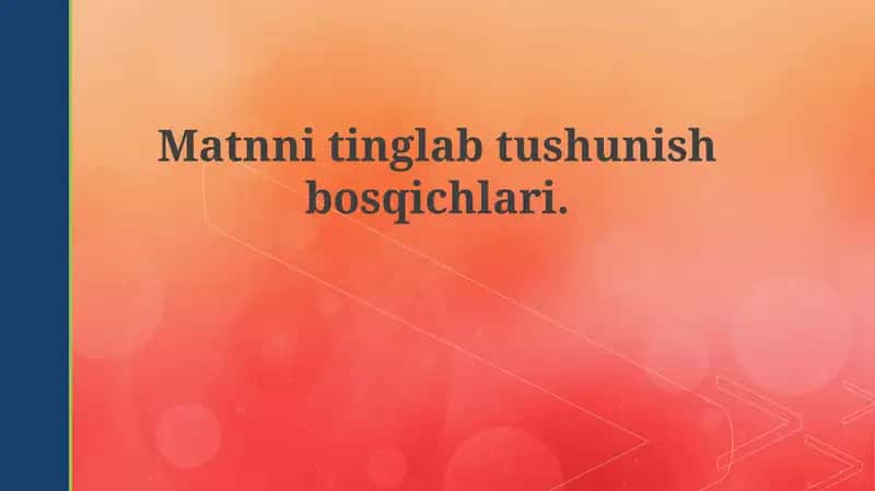 Matnnitinglabtushunishbosqichlari