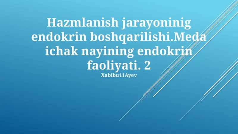 Meda ichak nayi faoliyati