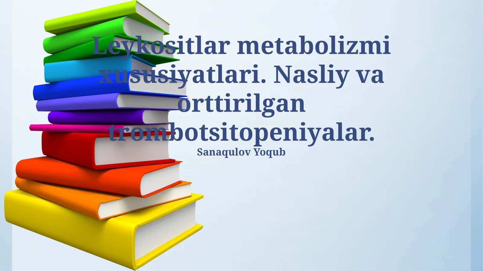 Leykositlar metabolizmi xususiyatlari