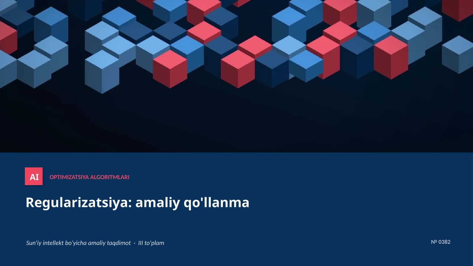 OPTIMIZATSIYA ALGORITMLARI