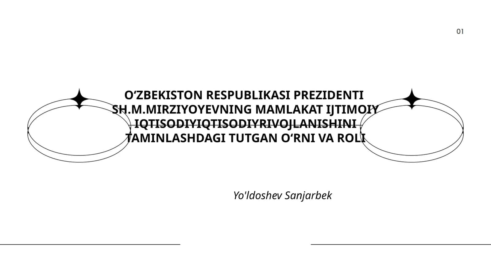 Shavkat Mirziyoyevning iqtisodiy islohotlari