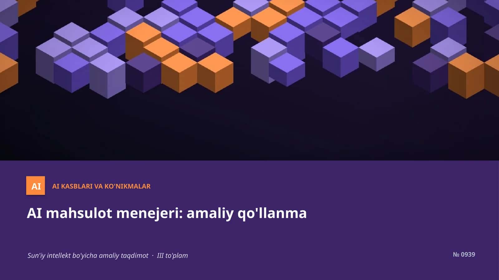 AI KASBLARI VA KO'NIKMALAR