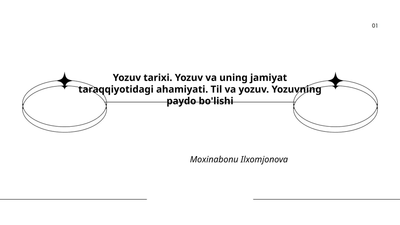Yozuv tarixi. Yozuv va uning jamiyat taraqqiyotidagi ahamiyati. Til va yozuv. Yozuvning paydo bo'lishi