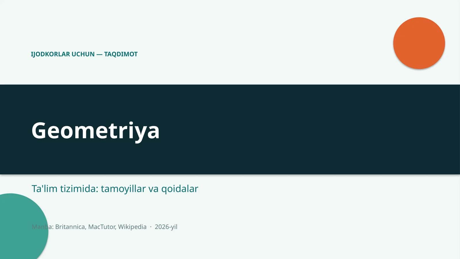 Geometriya