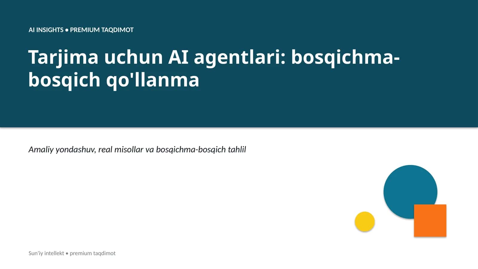 PREMIUM TAQDIMOT