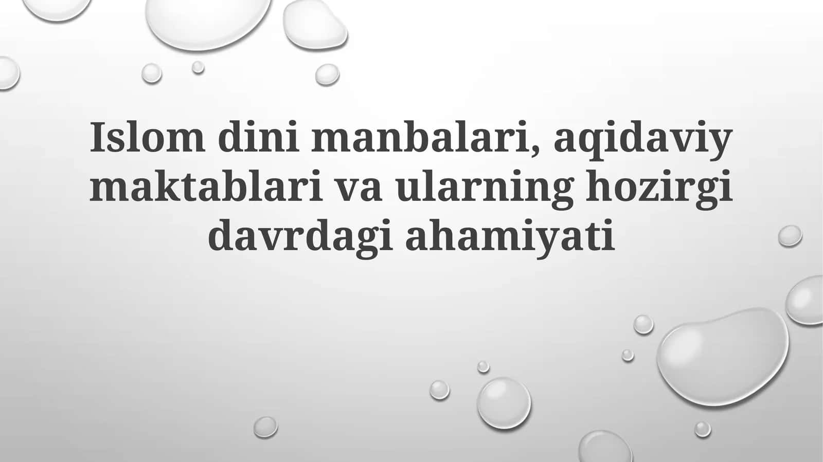 Islomdinimanbalari