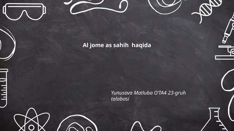 Al Jome As Sahih