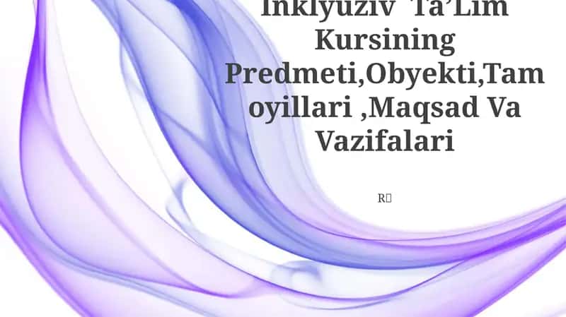 Inklyuziv Ta'Lm Kursi