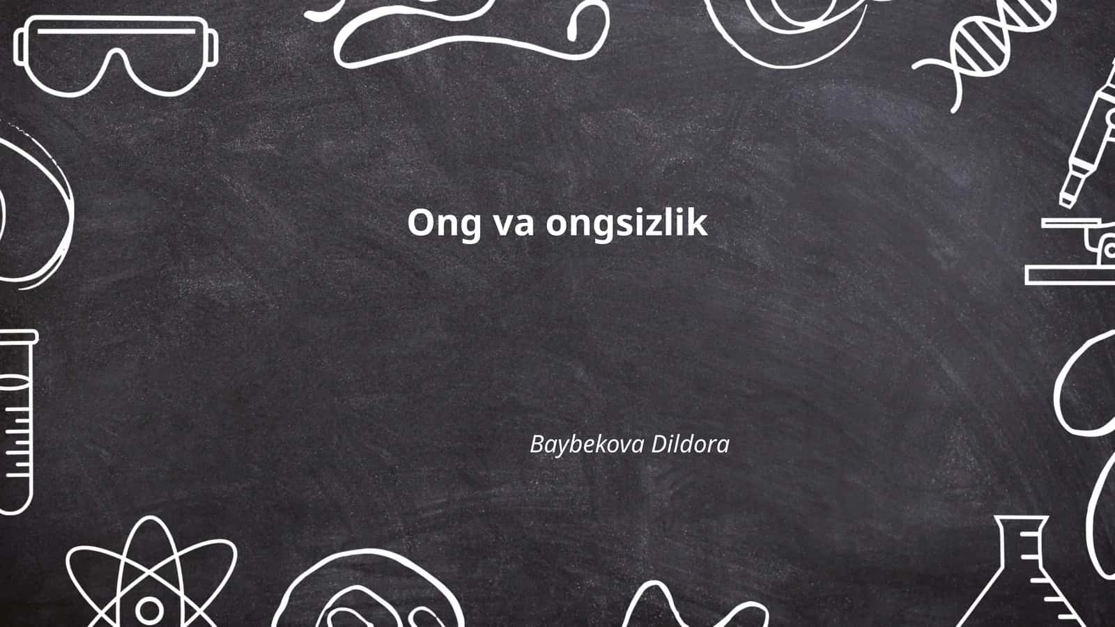 Ong va ongsizlik