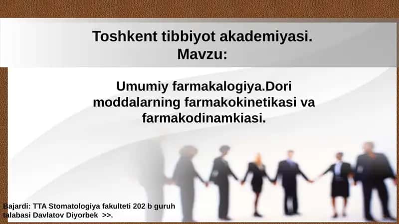 Umumiy farmakalogiya