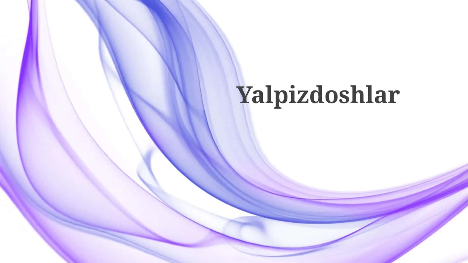 Yalpizdoshlar