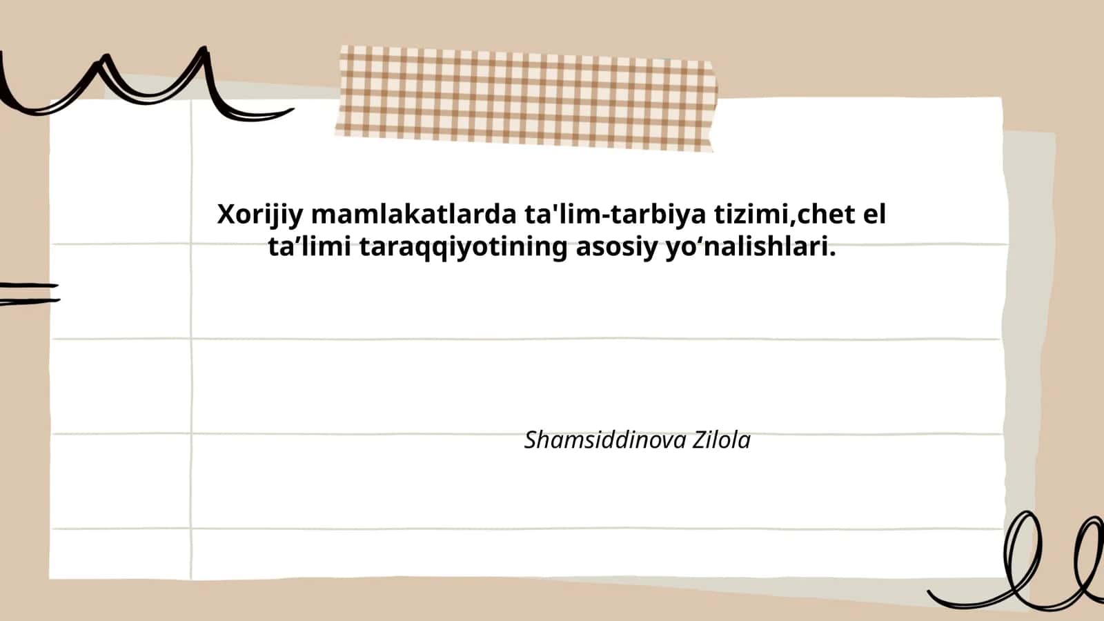 Xorijiy mamlakatlarda ta'lim-tarbiya tizimi,chet el taʼlimi taraqqiyotining asosiy yoʻnalishlari