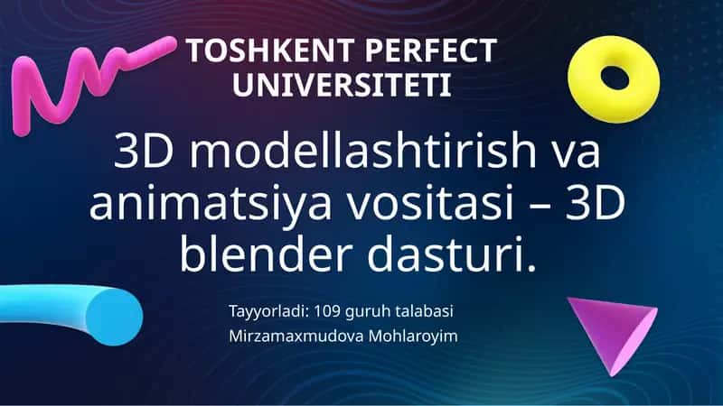 Blender dasturi