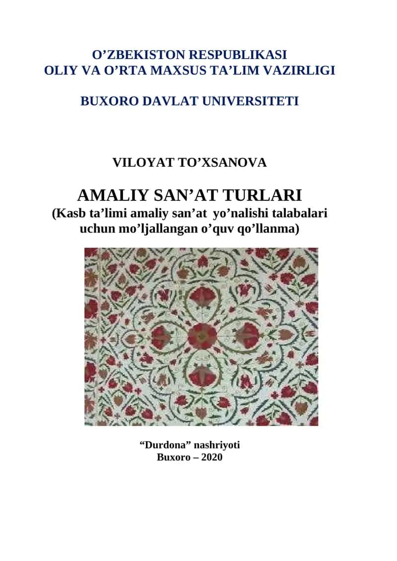 Amaliy SАN’АT TURLARI