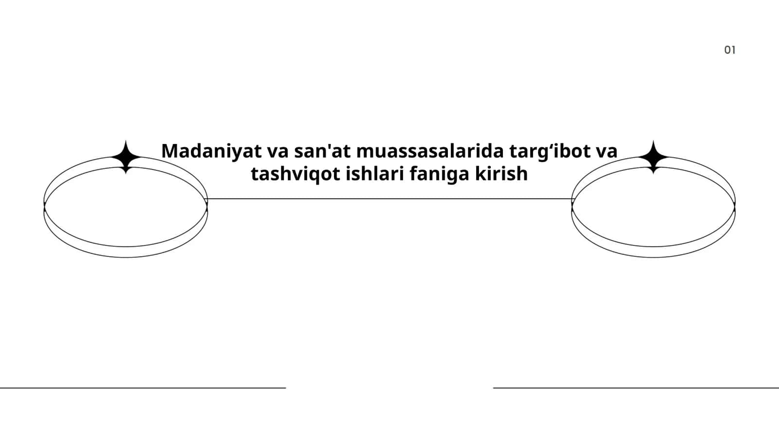 Madaniyat va san'at muassasalarida targʻibot va tashviqot ishlari faniga kirish