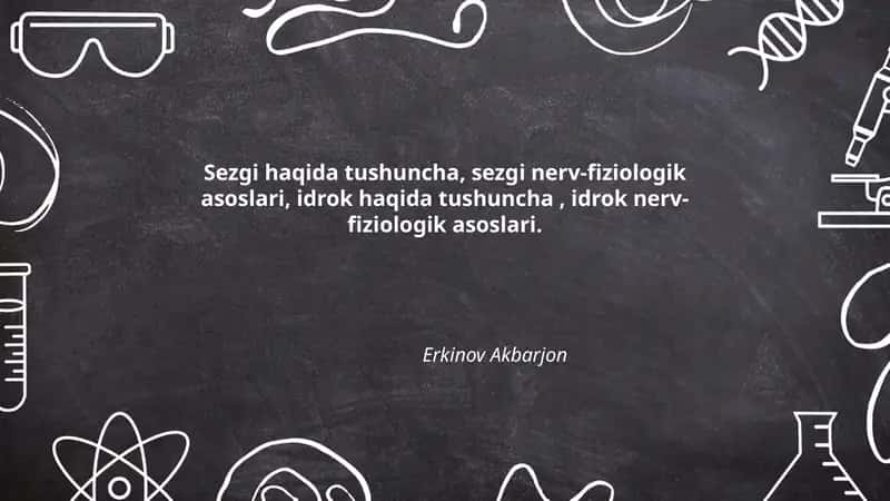 Sezgi va Idrok Asoslari