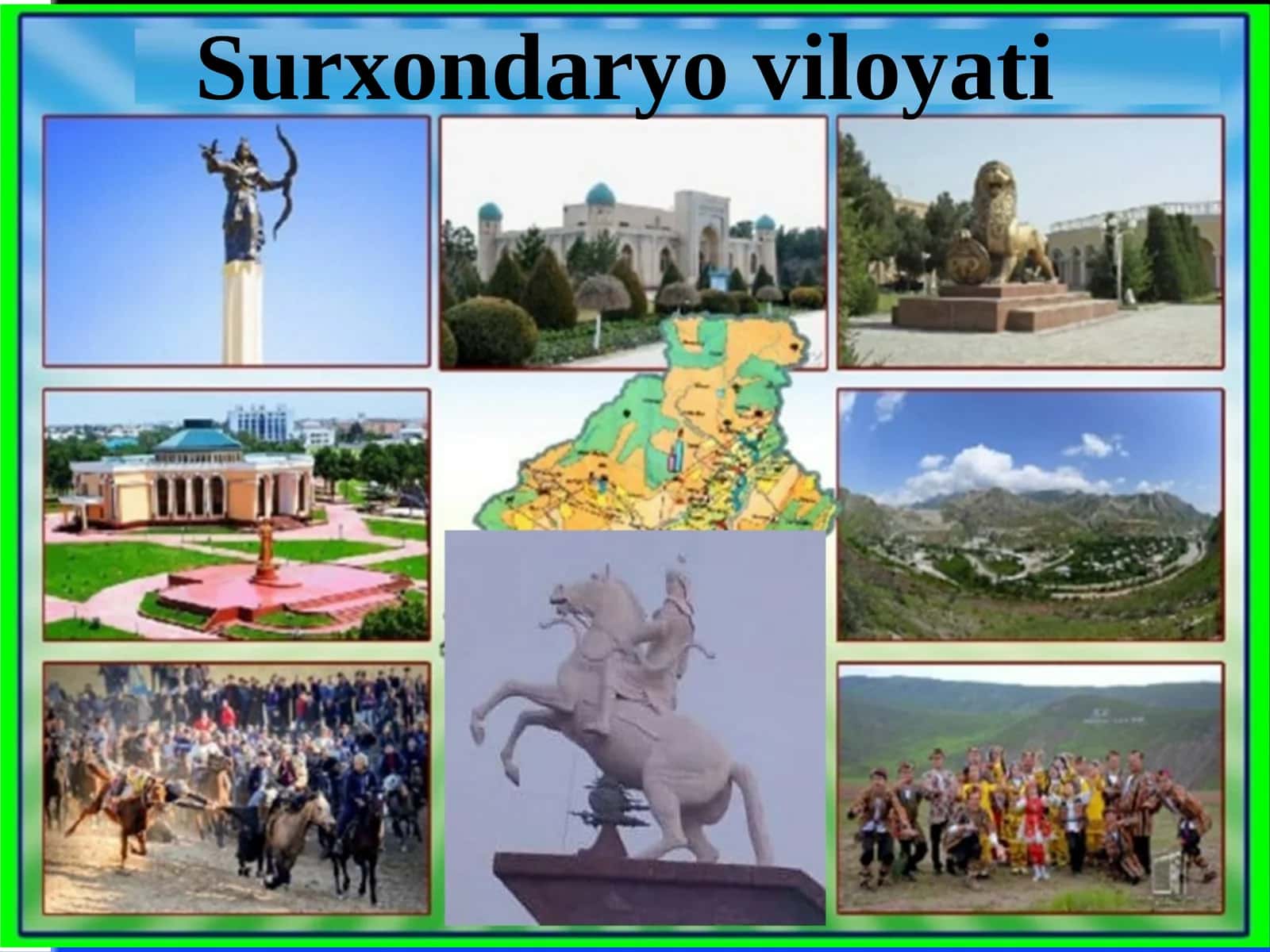 8-sinf Geografiya fanidan Surxondaryo viloyati dars taqdimoti