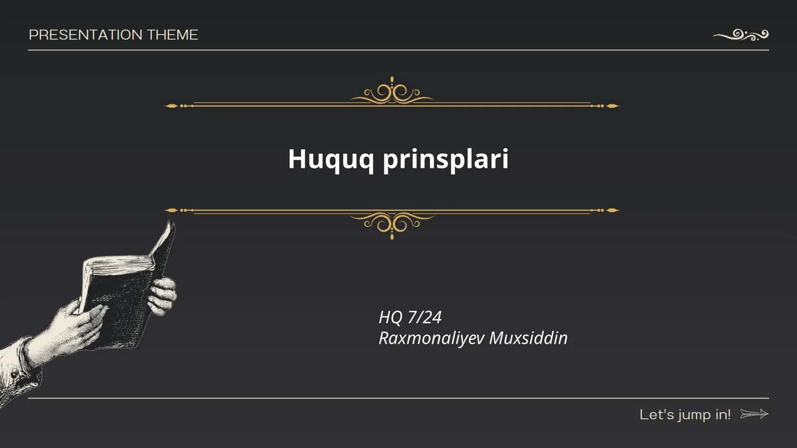 Huquq prinsiplari
