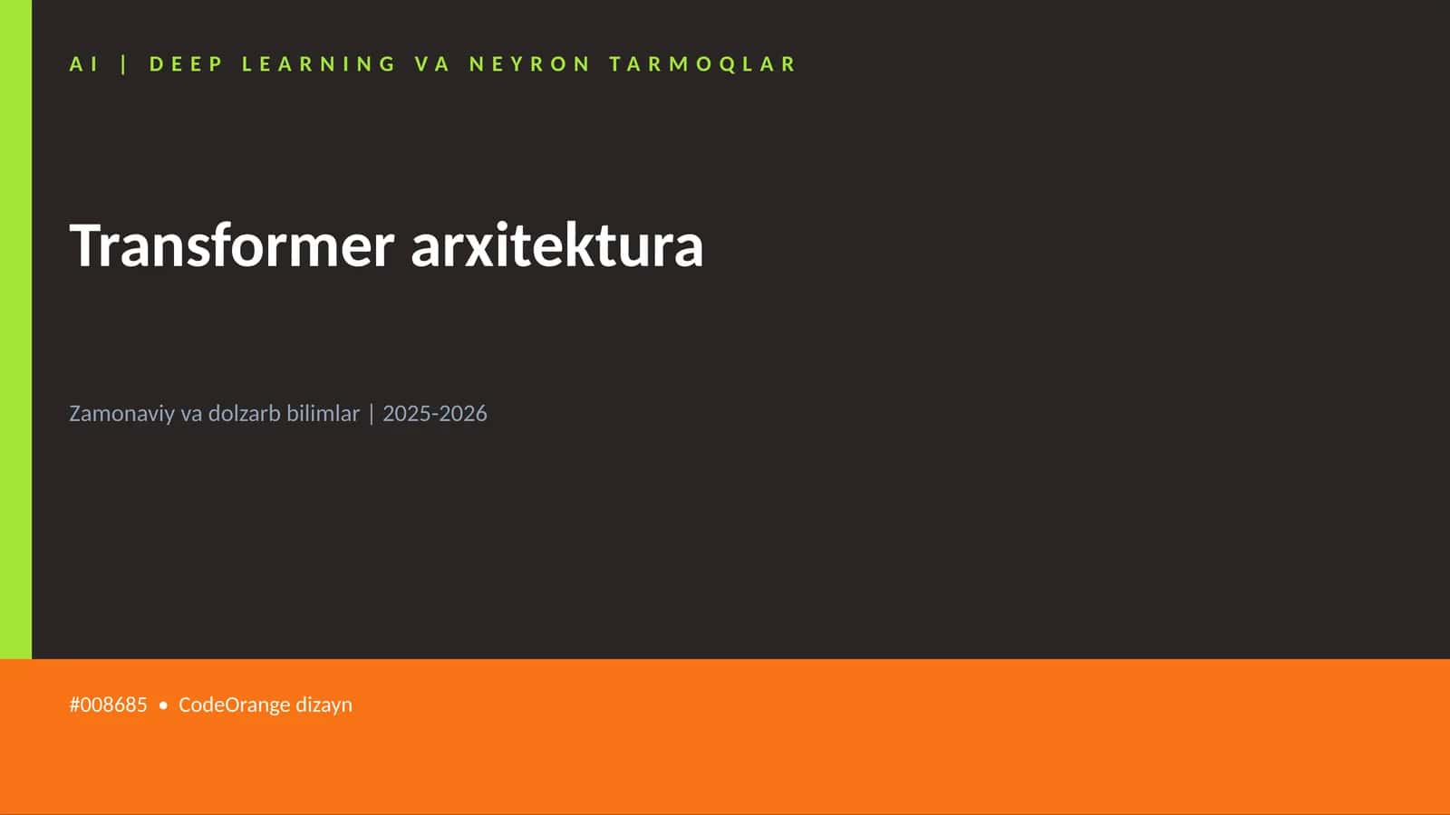 Transformer arxitektura