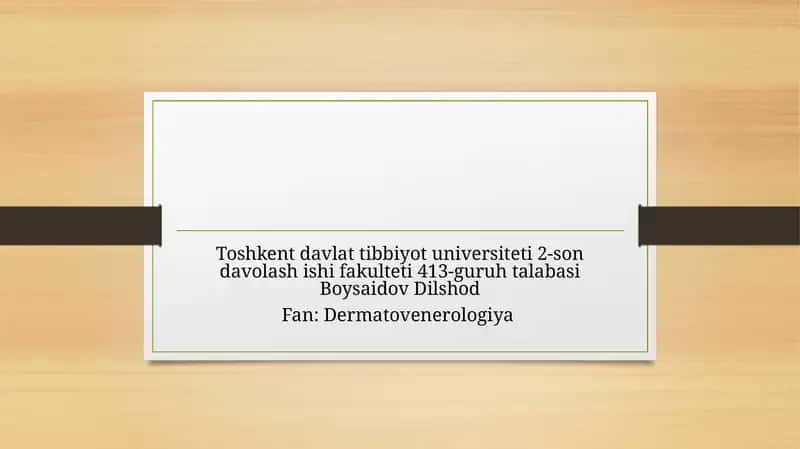Layell va Stivens – Djonson sindromlari