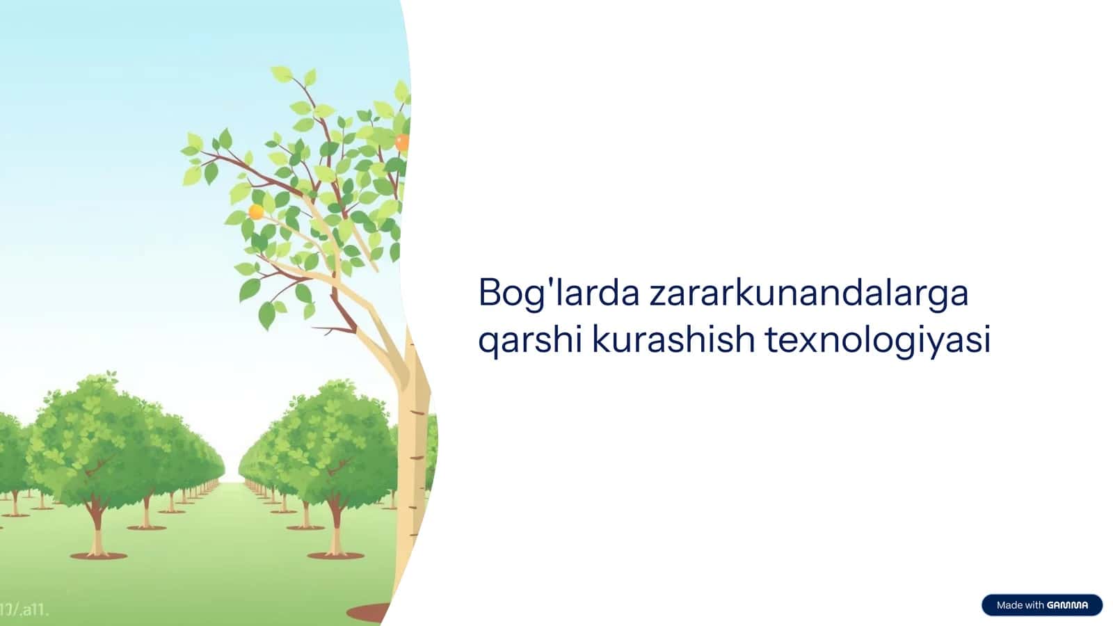 Boglarda zararkunandalarga qarshi...