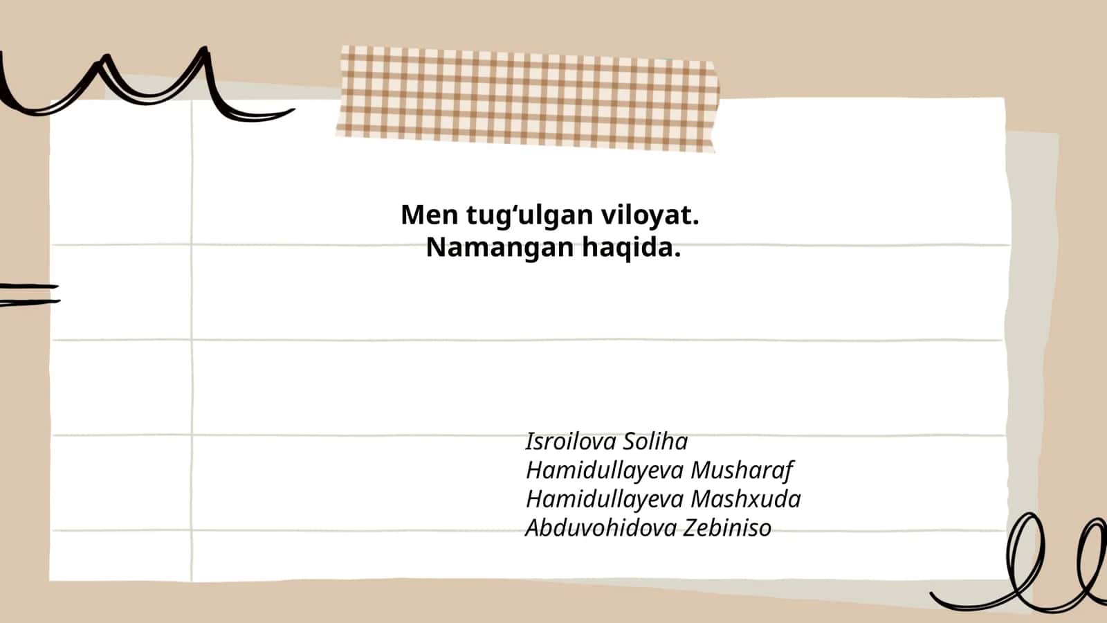 Namangan viloyati geografik joylashuvi