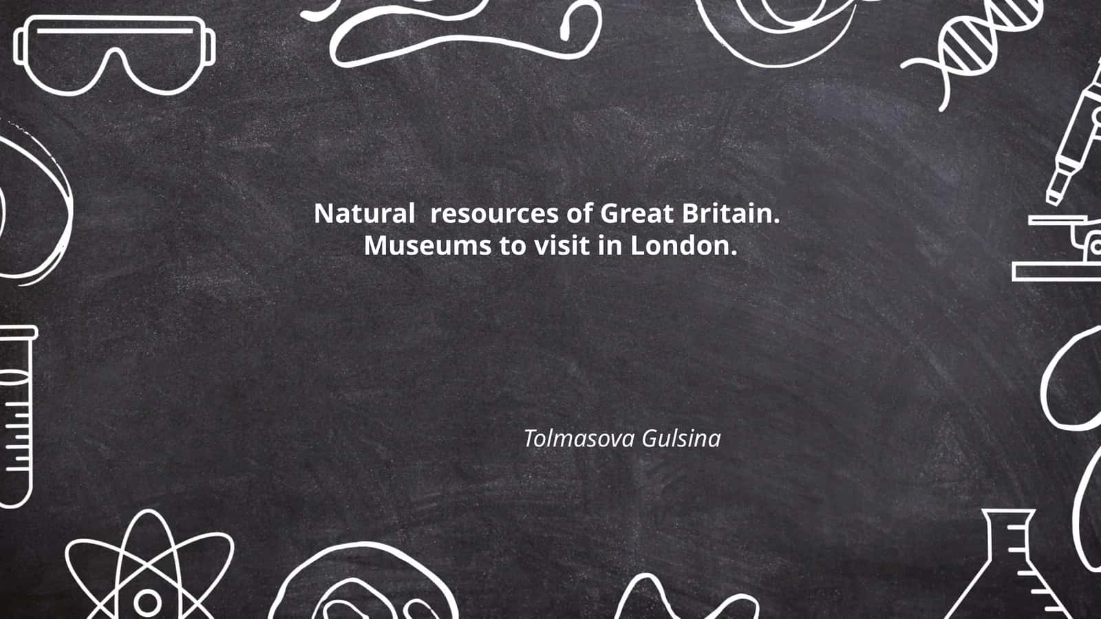 British geology and mineral resources
