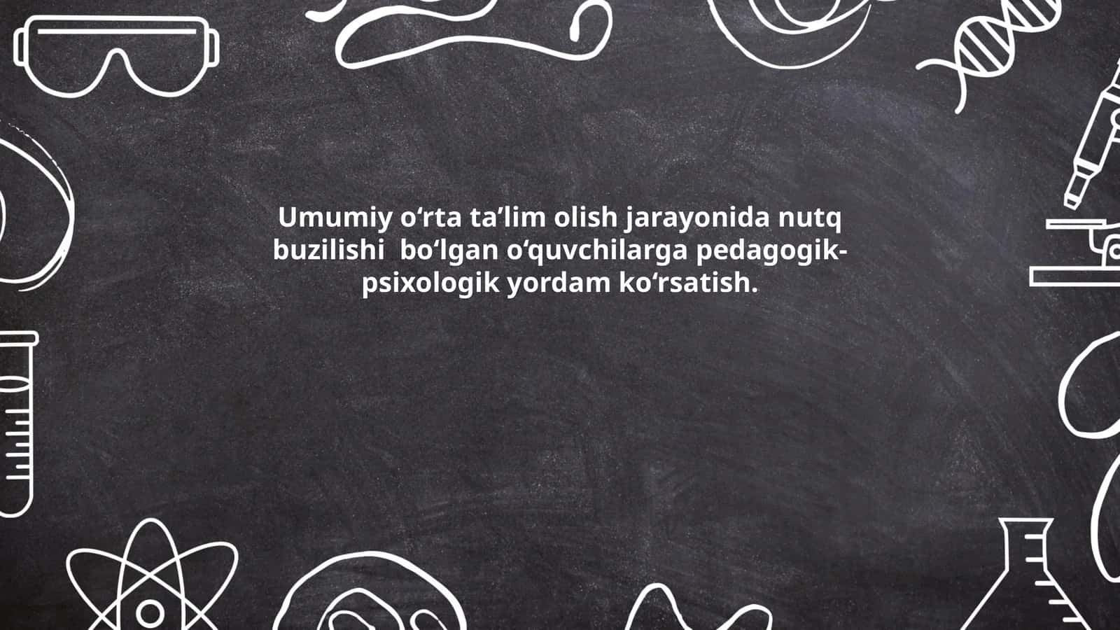 Nutq buzilishlarini aniqlash usullari