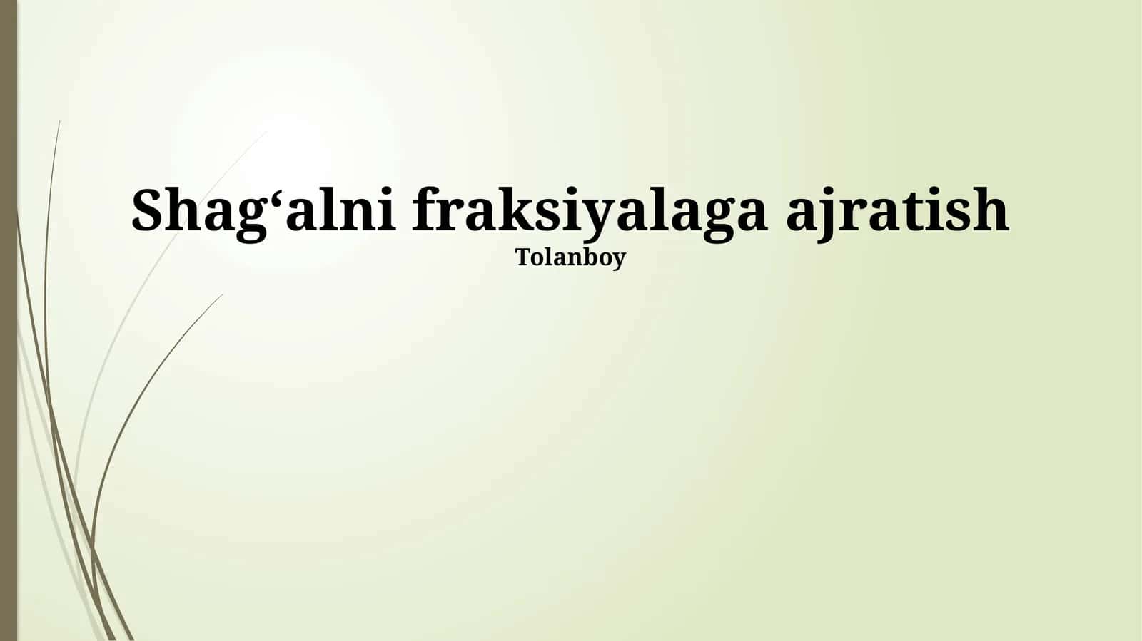 Gravitatsion ajratish