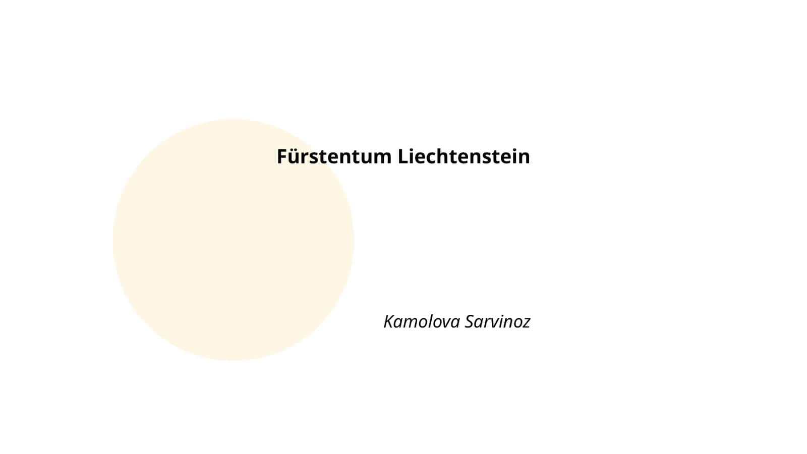 Geschichte des Fürstentums Liechtenstein