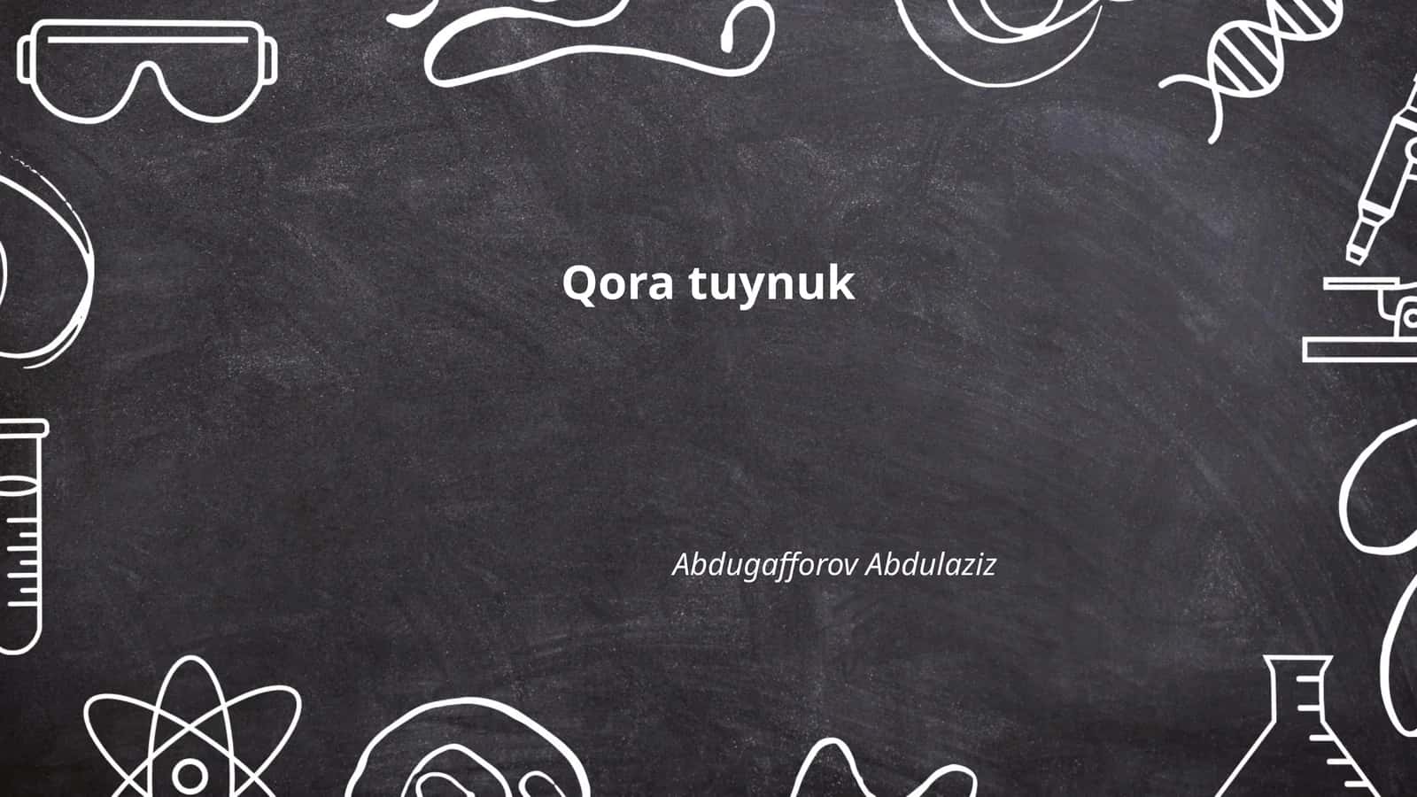Qora tuynuk