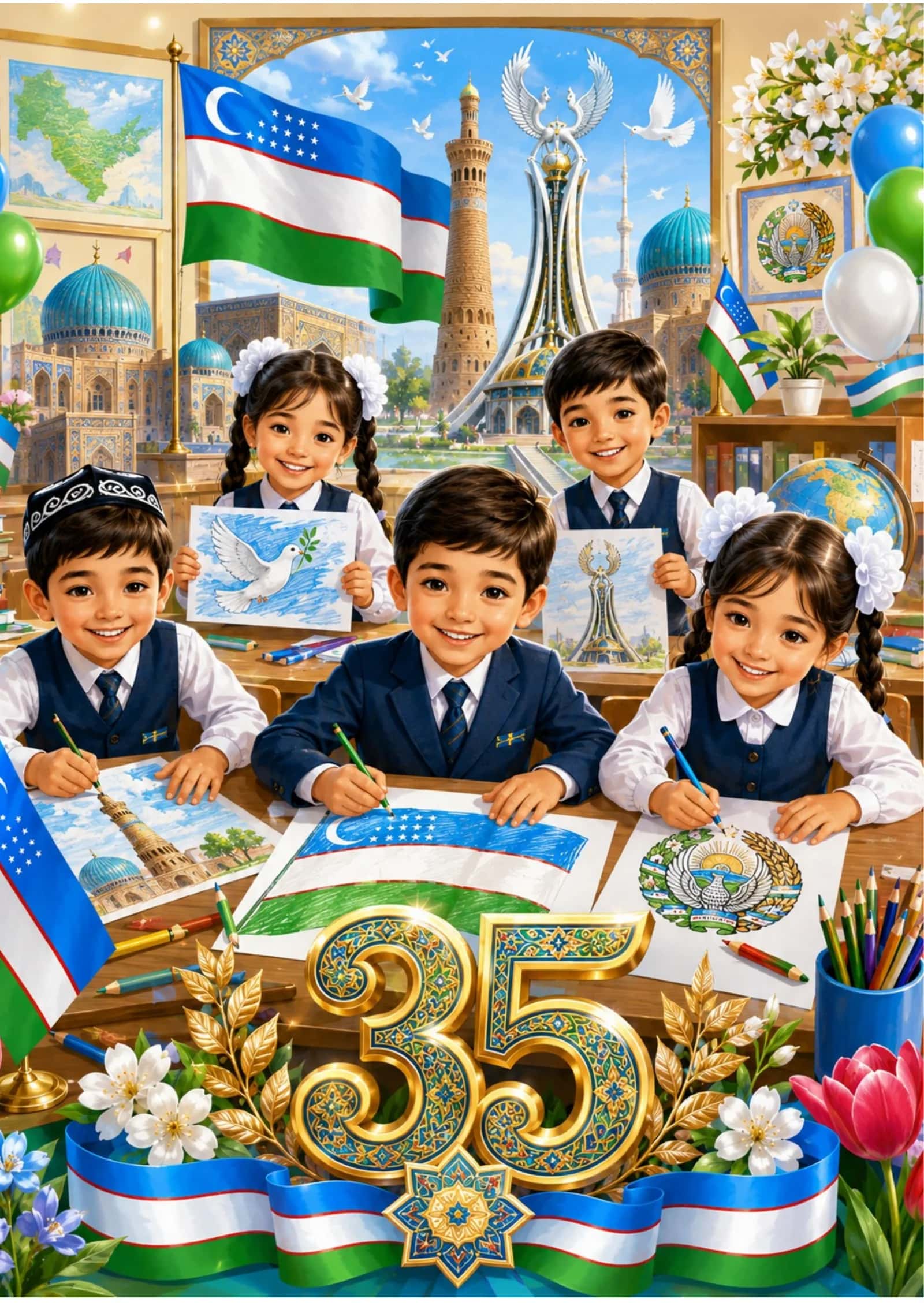 2026-2027 o quv yili 1-sinf Mustaqillik dars ishlanmasi
