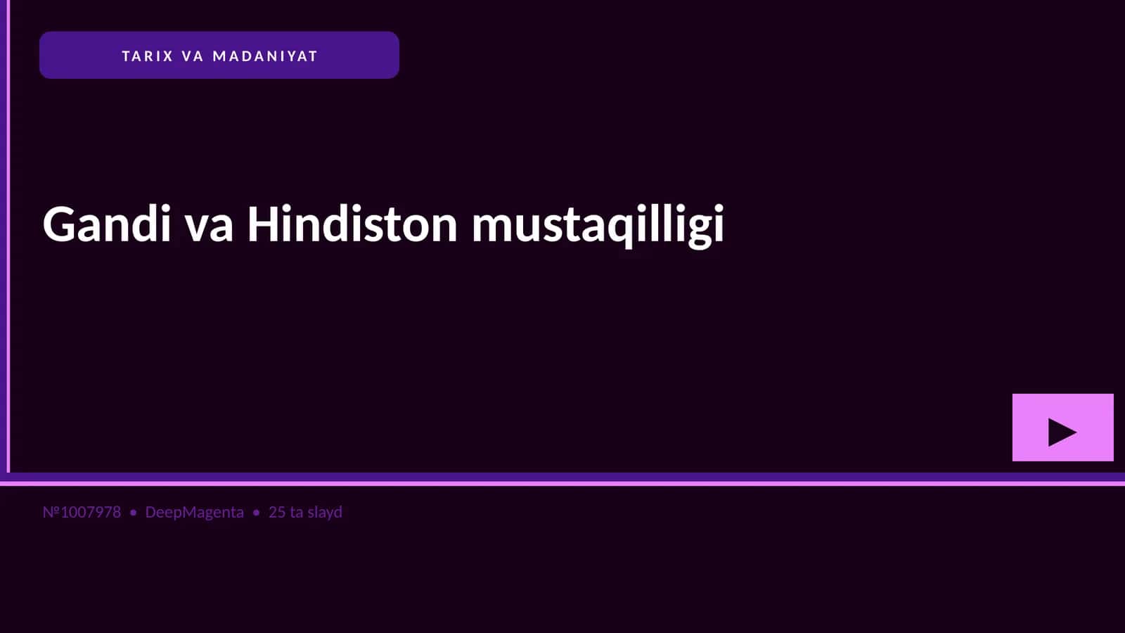 Gandi va Hindiston mustaqilligi