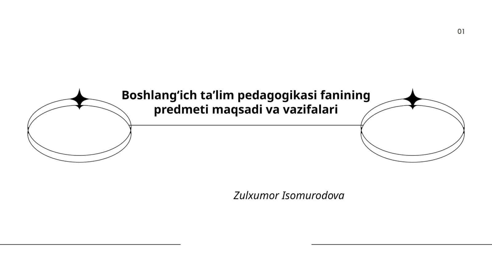 Boshlangʻich taʼlim pedagogikasi fanining predmeti maqsadi va vazifalari