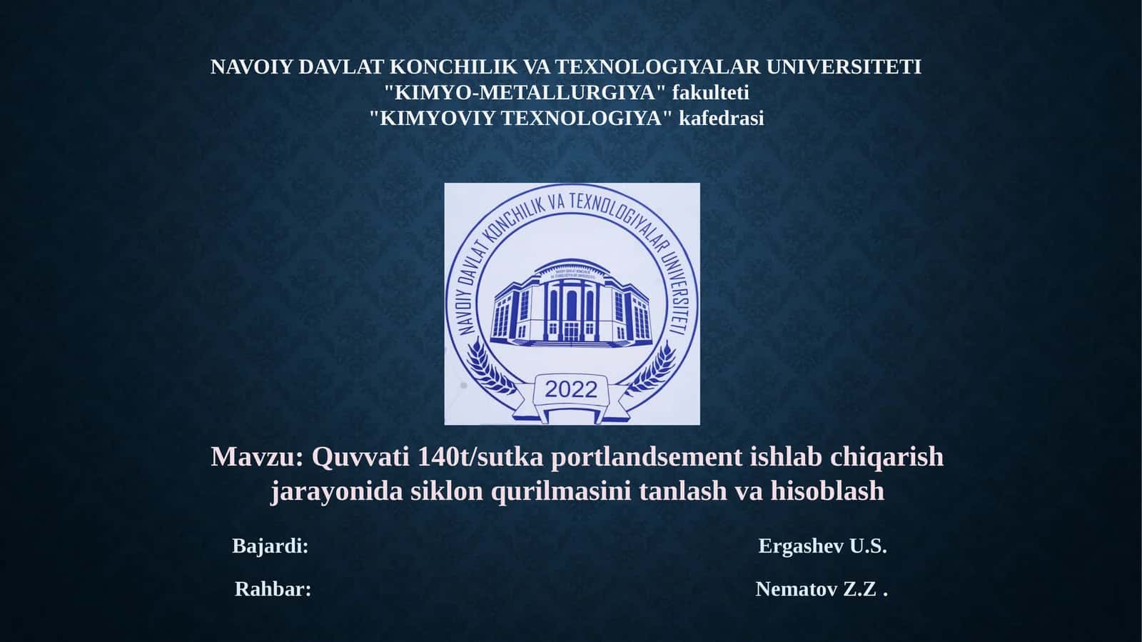 Quvvati140t/sutka portland sement ishlab chiqarish