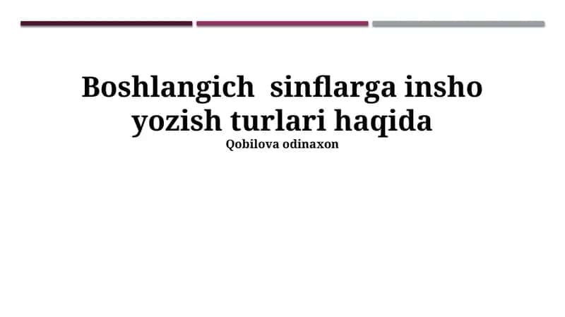 "Қандай қилиб пишириқ тайёрлаш" мавзуси