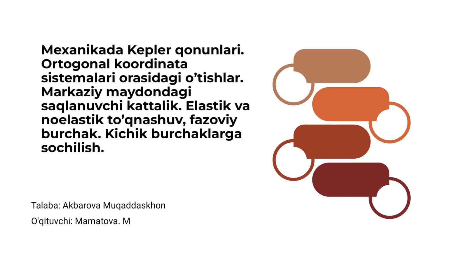 Mexanikada Kepler qonunlari