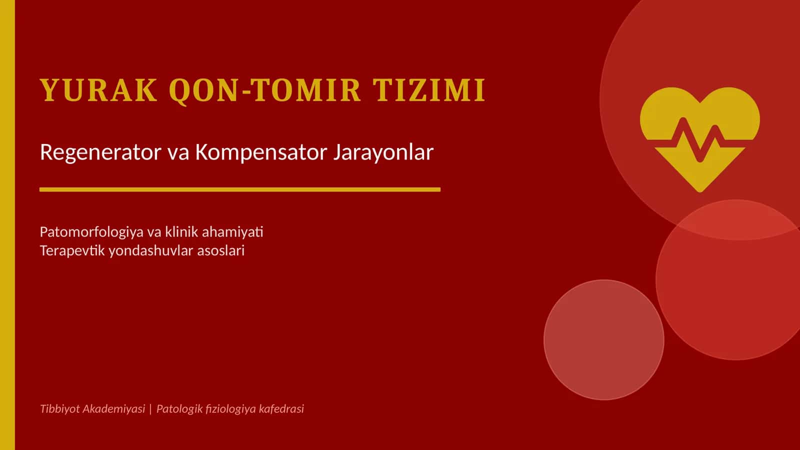 YURAK QON-TOMIR TIZIMI