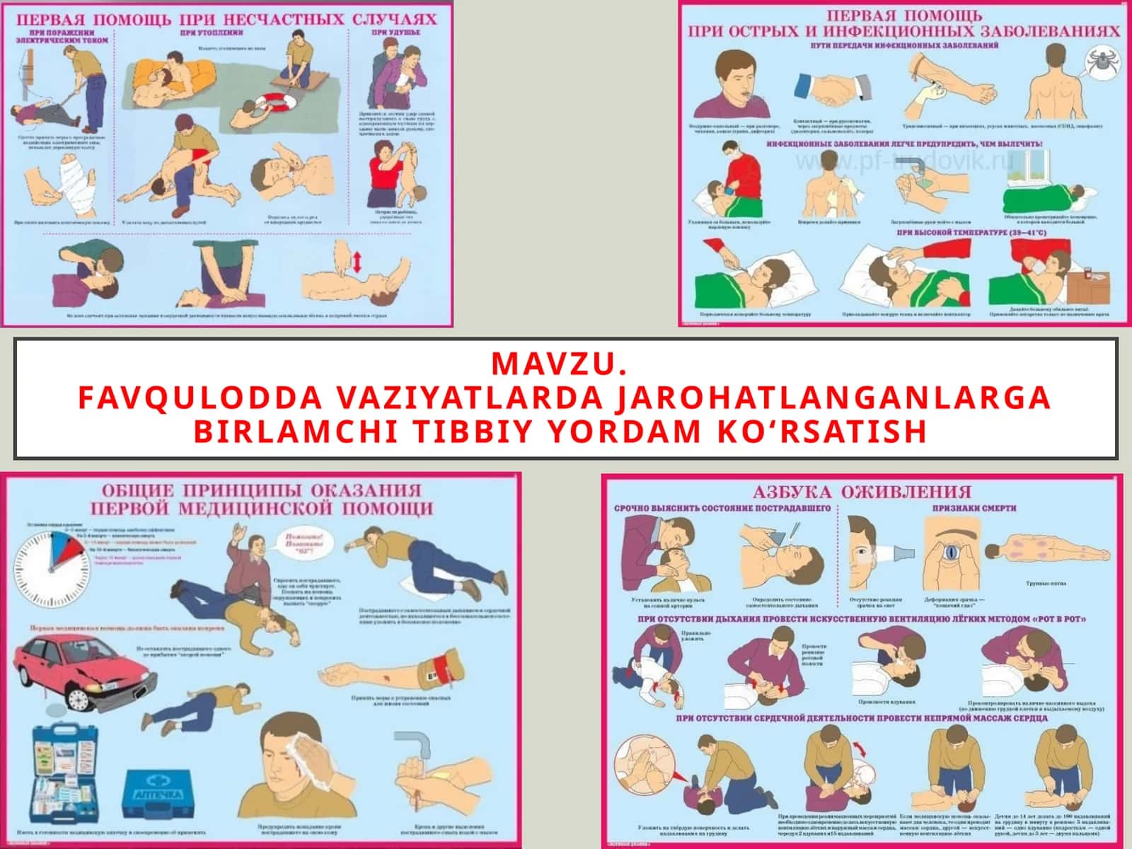 Favqulodda vaziyatlar jarohatlanganlarga birlamchi tibbiy yordam ko'rsatish