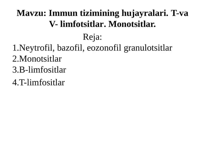 Immuntizim hujayralari