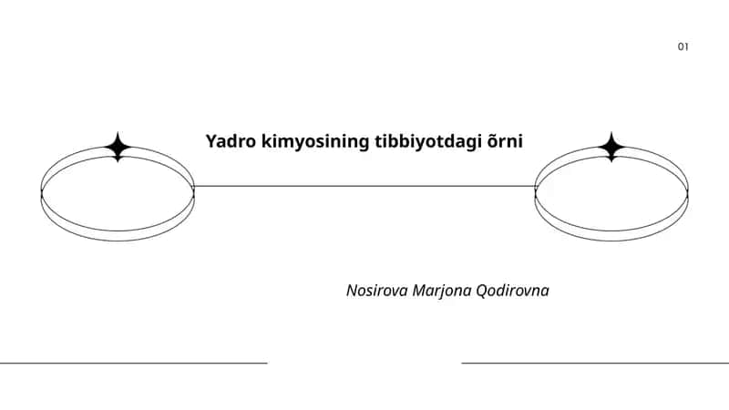 Yadro kimyosining tibbiyotdagi õrni