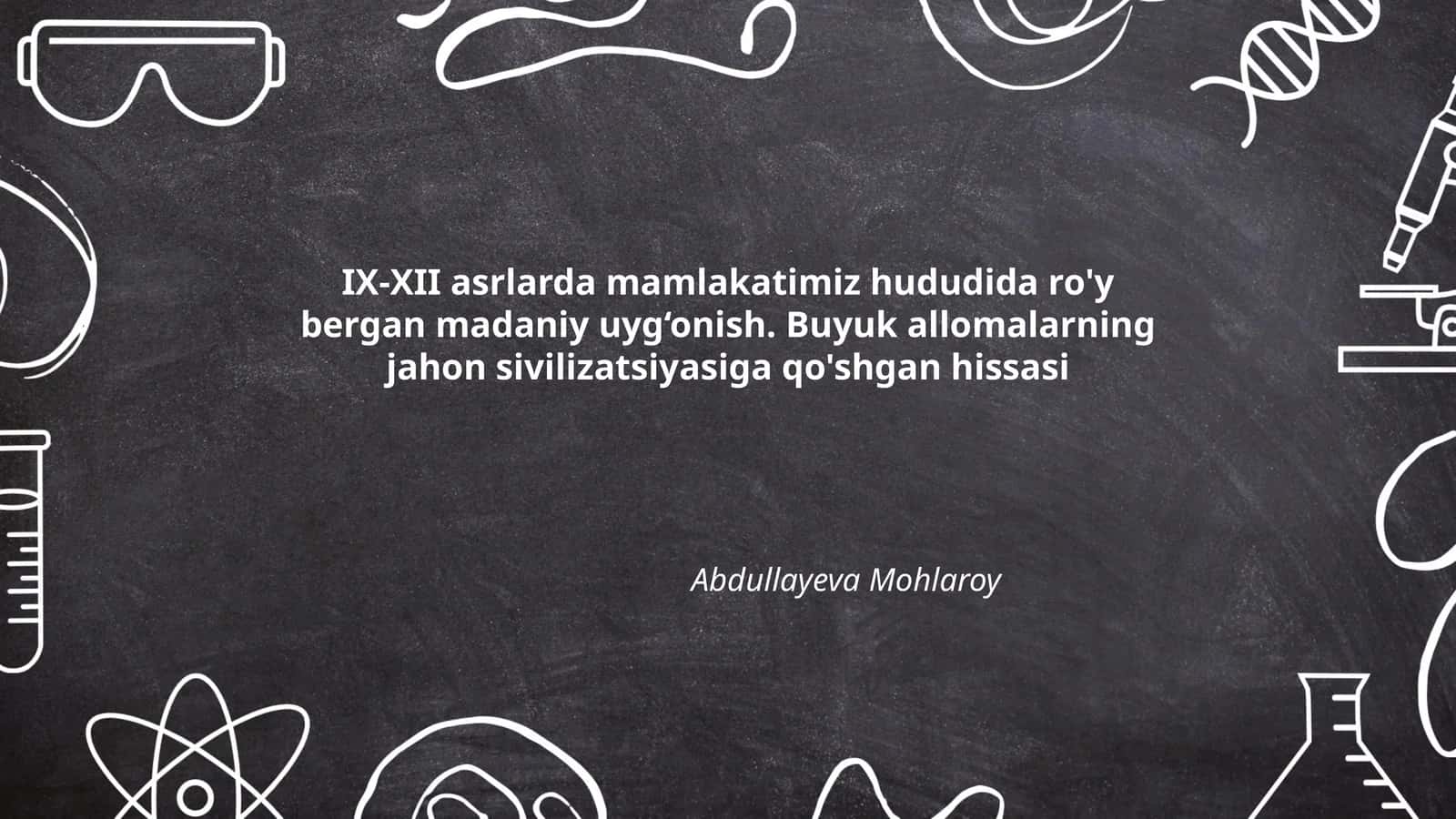Movarounnahrda ilm-fan va madaniyatning rivojlanishi
