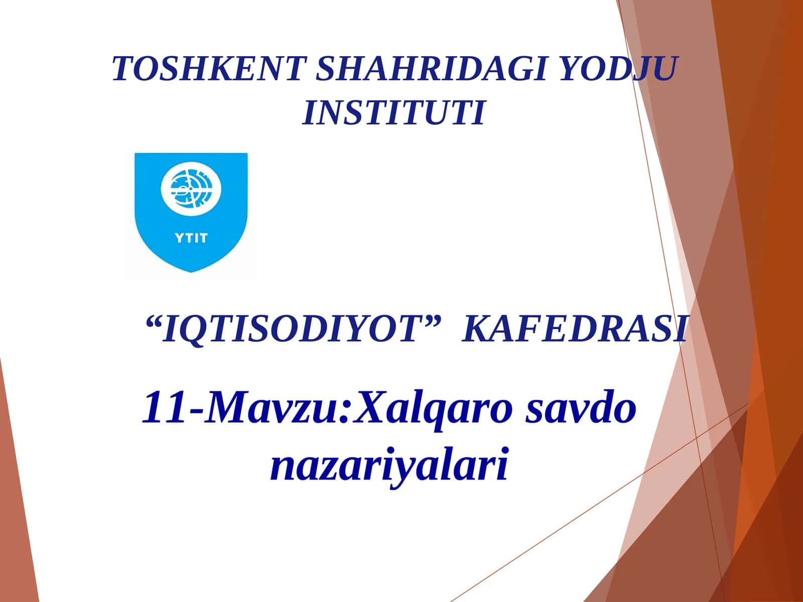 Xalqaro savdo nazariyalari