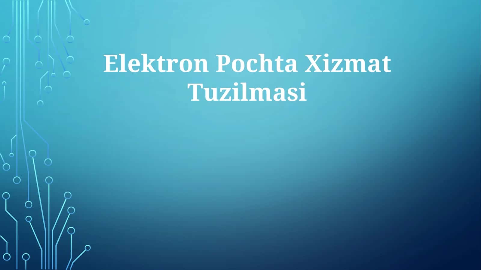Elektron PochtaXizmatTuzilmasi