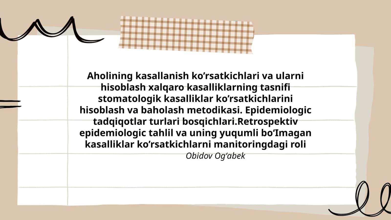Epidemiologik tadqiqotlar turlari