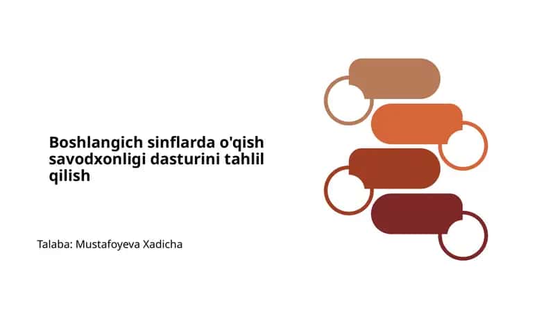 Boshlang'ich sinflarda o'qish savodxonligi dasturi