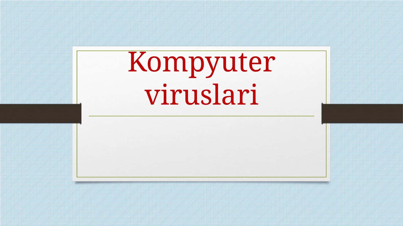 Kompyuter viruslari